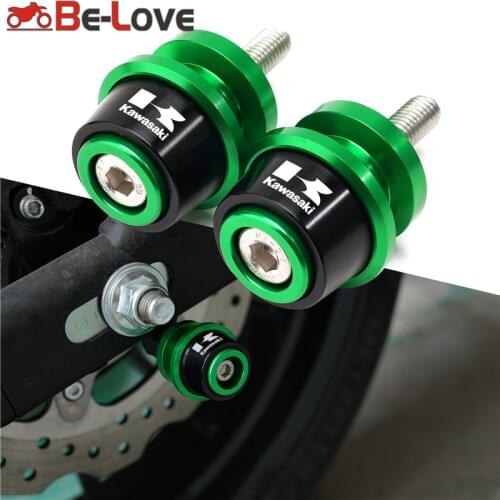CNC Motorcycle For Kawasaki Z650 Z800 Z900 Z1000 Z1000SX NINJA 600 ZX6R ZX10R Frame Stands Screws Sliders Swingarm Spools Slider
