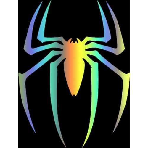 DS27 Cool 3D Car Stickers Vinyl Reptile Black Spider Decal For Motorcycle Bike Laptop Suitcase Helmet For Mustang Accessories