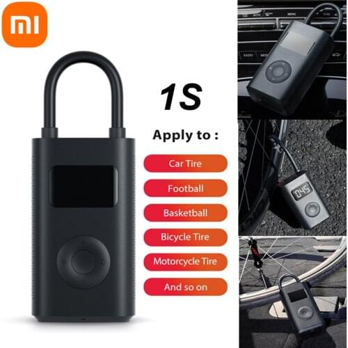 Xiaomi Mi Mijia Electric Inflator Pump Smart Digital Tire Pressure Detection For Scooter Bike Motorcycle Scooter Car Football