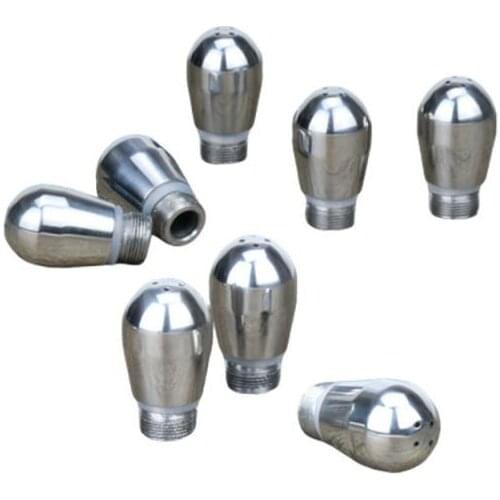 4 Holes Head 8.2-8.5mm Coffee Machine Steam Nozzle Accessories Coffee Maker Milk Foam for Retrofit Nozzle Nova Stainless Steel