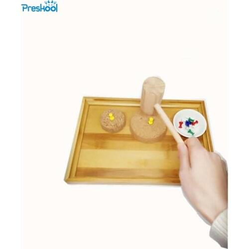Montessori Early Education toys pre-action knock daily life Kindergarten Montessori teaching aids