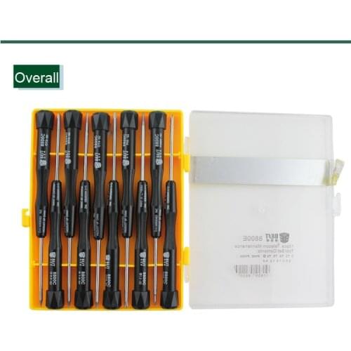 BEST 8800E 10 in 1 Screwdriver Set T3 T4 T5 T6 Pentalobe 0.8 1.2 1.5 PH00 PH000 Y2.5 Mobile Phone Laptop PC Repair Tools Kit