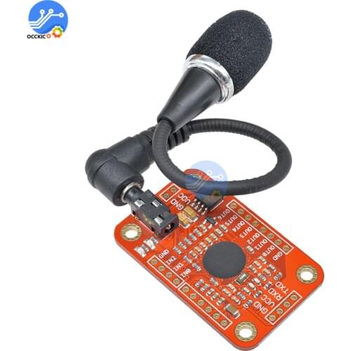 1set Voice Recognition Module V3 Speed Recognition compatible with Ard for Arduino Support 80 Kinds of Voice Sound Board