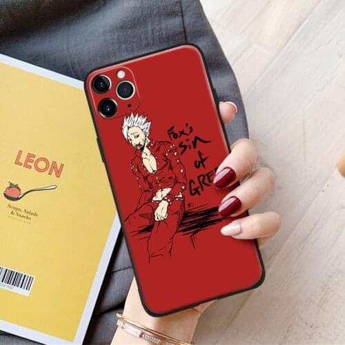 Ban sin of greed Nanatsu no Taizai anime Soft Silicone Phone case cover for iPhone SE 6s 7 8 Plus X XR XS 11 12 mini Pro max