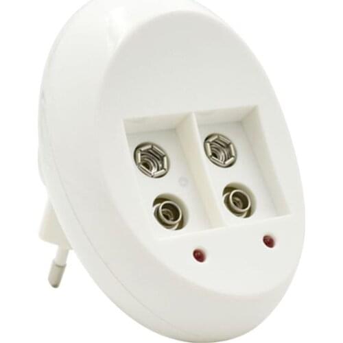 2021 New 9V Universal Battery Charger 2 Slots Charging Device for Li-ion/Ni-MH/Ni-Cd Batteries Accessories