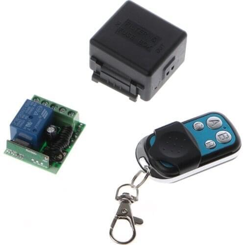 433Mhz Universal Wireless Remote Control Switch DC 12V 10A 1CH Relay Receiver Module