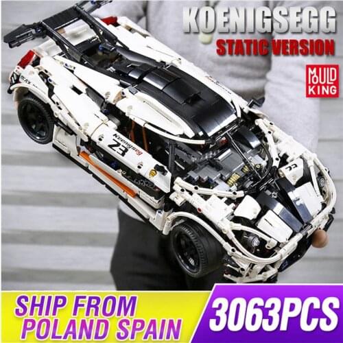 Mould King High-Tech Super Sports Racing Car Model set Building Blocks Assemble Bricks Kids Educational DIY Toys Christmas Gifts