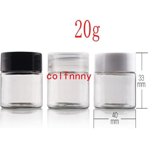 100pcs/lot Fast Shipping 20g 30g Plastic Cosmetic Jar PET Serum Bottle 30ml Thread Cream Container Factory Wholesale,Cream Jar
