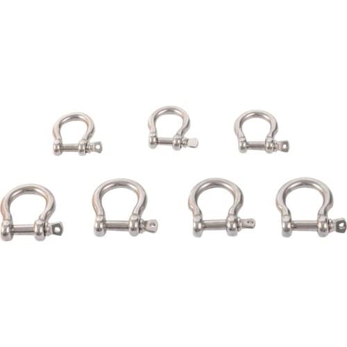 50 Pcs Parrot Leg Ring Bird Ring Flying Training Rope Horseshoe Buckles Birds Flying Rope O Type Anti Escape Cips