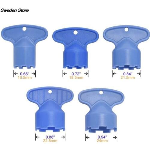 5pcs Plastic Faucet Aerator Repair Replacement Tool Spanner For Aerator Wrench Sanitary Ware Faucet Inflator Filter Liner Tool