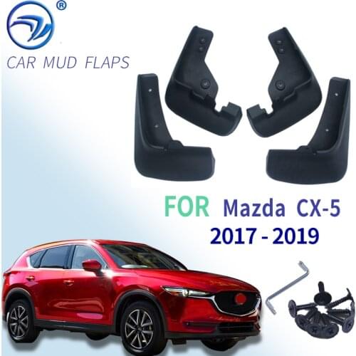 Front Rear Car Mud Flaps For Mazda CX-5 CX5 2nd Gen KF 2017 2018 2019 Mudflaps Splash Guards Mud Flap Mudguards Car Accessories