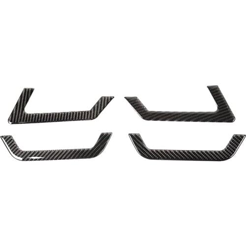 Carbon Fiber Car Rear Tail Light Lamp Decoration Cover for Chevrolet Camaro 2012 2013 2014 2015 Accessories