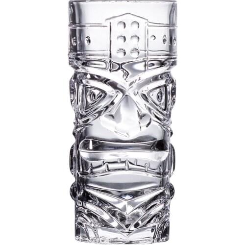 Bar Tiki Cup Creative Glass Cocktail Cup Restaurant Personalized Juice Cup Drink Cup Tiki Cup Grimace Cup