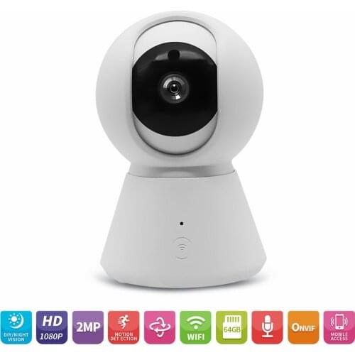 Wireless IP Camera HD Night Vision Mobile Tracking Home Cry Alarm Mini Surveillance 720P 1080P Smart Home monitor Kit
