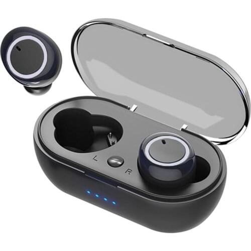 Earphones Bluetooth 5.0 Wireless Headphones Stereo Sports Bluetooth Headphones CV6.0 Noise Reduction Earbuds Headset