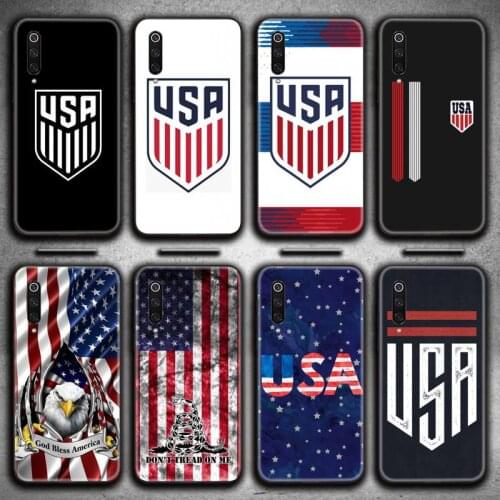 America USA Flag Phone Case for Xiaomi Mi Note 10 Lite Mi 9T Pro xiaomi 10 CC9 9SE