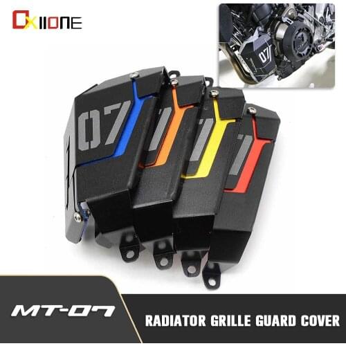 For Yamaha MT07 FZ07 Motorcycle Aluminum Radiator Grille Guard Cover Parts FZ 07 MT 07 MT-07 FZ-07 2014 2015 2016 Accessories