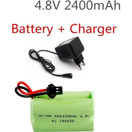 4.8V 2400mAh Remote Control toy electric lighting lighting security facilities AA NI-MH battery RC TOYS Car Trucks battery group