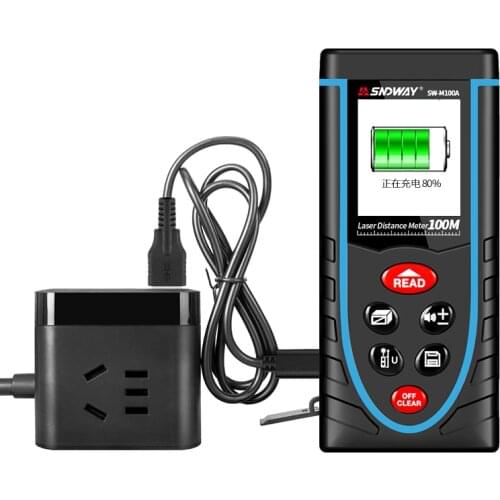 Sndway Laser Rangefinder 50M 70M 100M 120M the Infrared Distancer High Precision Measuring Instrument Laser Ruler