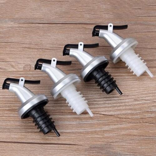 Oil Sauce Vinegar Bottle Flip Cap Stopper Dispenser Pourer Kitchen Tool with Drip Free Design J2Y