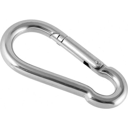 Mini Stainless Steel Outdoor Camping Quick Connection Key Buckle Carabiner Hooks