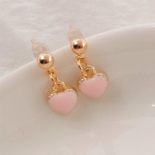 Fashion Temperament Love Tassel Earrings Candy Color Cute Fresh Sweet Love Earrings Earrings Jewelry Accessories