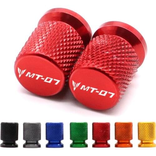 MT07 For Yamaha MT-07 2014-2020 2019 2018 2017 2016 2015 CNC Aluminum Tire Valve Air Port Cover Stem Caps Motorcycle Accessories