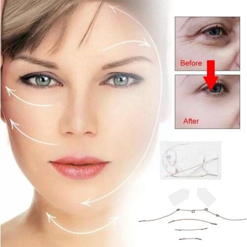 16/40pcs Neck Thin Face Line Invisible V-shape Lift Up Adhesive Sticker Skin Chin Sagging Tape Fast K4t4