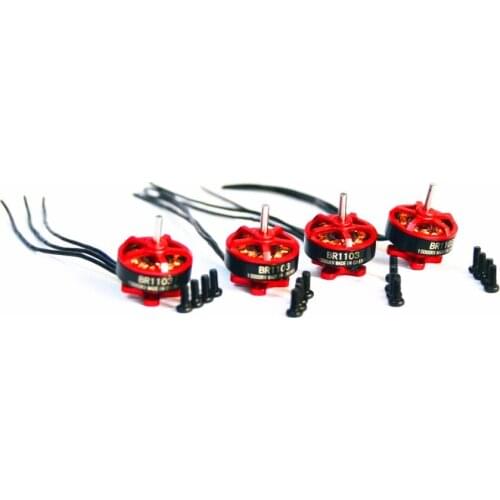 New Arrival 4PCS TendFlying Racing Edition 1103 BR1103 8000/1000 KV 1S Brushless Motor For 100 120 RC Mini Multirotor