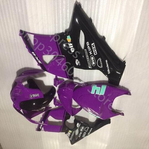 Fit For KAWASAKI NINJA ZX6R 05-06 Fairing purple black ZX-6R ZX636 05 06 2005 2006 purple black Motorbike Hulls