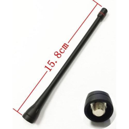Honghuismart Rubber antenna UHF 400-470mhz for ICOM IC-F21 F26,F14,F4,F80,F43GS,F4021,F40 etc walkie talkie