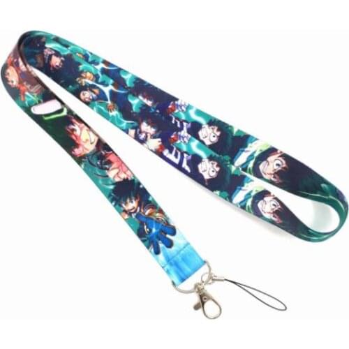 Anime My Hero Academia Boku No Hero Academia Lanyards Neck Strap Mobile Phone Key Chain