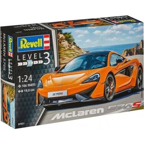 Revell plastic assembly car model 1/24 scale McLaren 570S sports car adult collection DIY assembly kit 07051