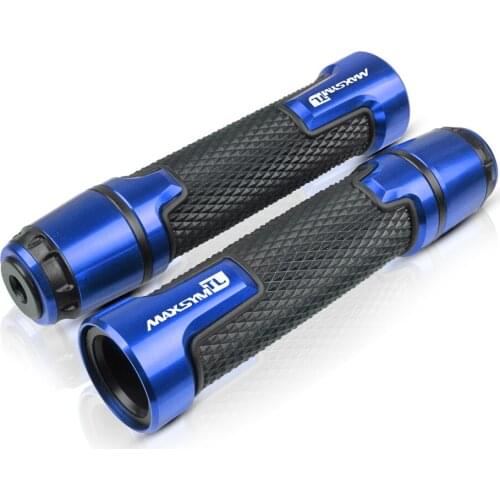 Universal 7/8" Motorcycle handle grip for SYM Maxsym 400 600i TL 500 Joyrides CRUISYM 300 CNC Aluminum scooter handlebar grips