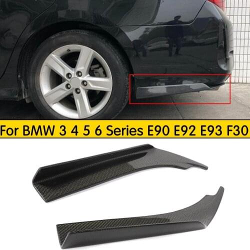 Universal Carbon Fiber Rear Bumper Side Splitter Apron for BMW 3 4 5 6 Series E90 E92 E93 F30 F32 F33 F36 F10 F06 F12 F13