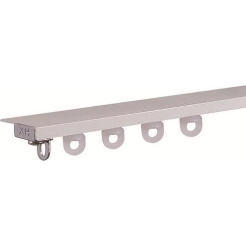 Aluminum Alloy Curtain Track Curtain Rod Ceiling Installation Single Durable Triple Curtain Accessories Customized