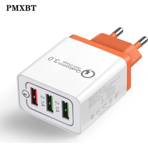 18W USB Charger QC3.0 Fast Charging Power Adapter For iPhone 12 11 Pro Samsung S20 S10 Huawei P20 Pro Lite Mobile Phone Charger
