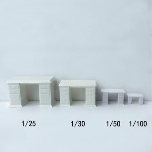 10pcs 1:25 1:30 1:50 1:100 Scale Office Table In Architecture Building Ho Trains Layout Model Design And Hobby Model