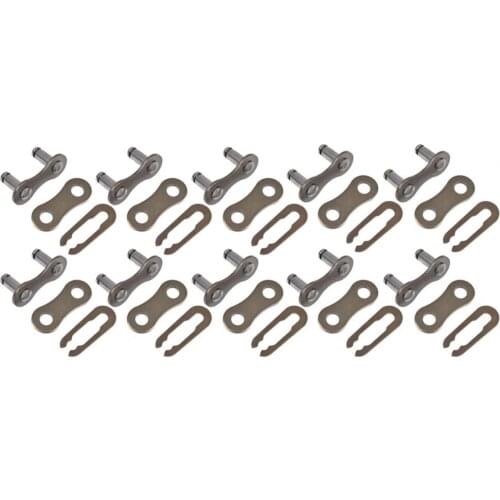10Pcs Bicycle Bike Chain Lock Connector Single Speed Master Link Joint Parts