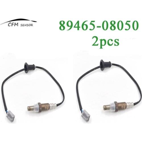 2PCS New Brand 89465-08050 O2 Oxygen Air Fuel Ratio Sensor Fits for 2004-2006 Toyota Sienna 3.3L V6
