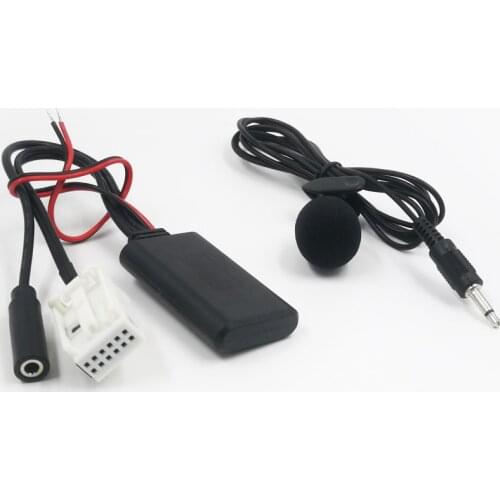 Biurlink Car Radio Bluetooth AUX Audio Input Media Aux Adapter Bluetooth Microphone Handsfree Cable For Audi A2 A3 A4 TT 2006