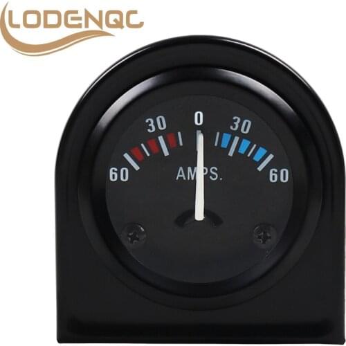 Lodenqc Car Meter AMP Meter Gauge 2" 52mm 60-0-60 AMP Meter 12 Volt Boat Truck Atv AMP Gauge Ammeter