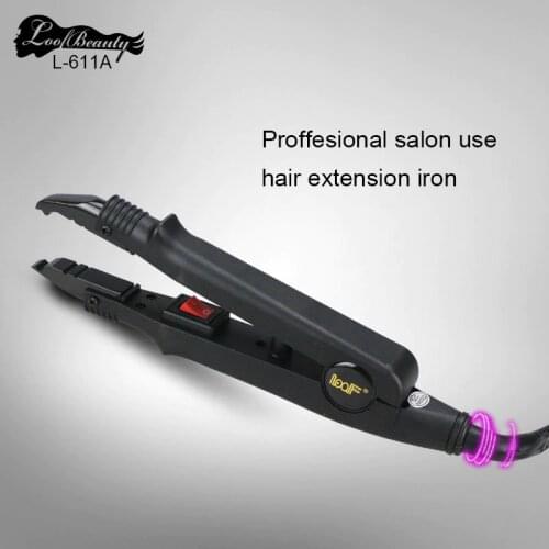 Free Shipping Loof Hair Extension Iron Keratin Bonding Tools Fusion Heat Connector Wand