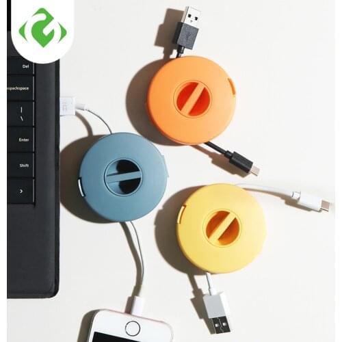 Case Container Coin Headphone Protective Storage Box Colorful Headphone Case Travel Storage Bag For Earphone Data Cable Charger