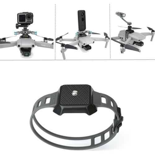 Fixed strap for gopro/osmo action /Insta360 / light lamp Adapter belt for dji mavic air 2S & air 2/ mavic mini 2 & mini 1drone
