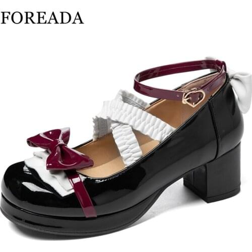 FOREADA Womens High-heeled Shoes