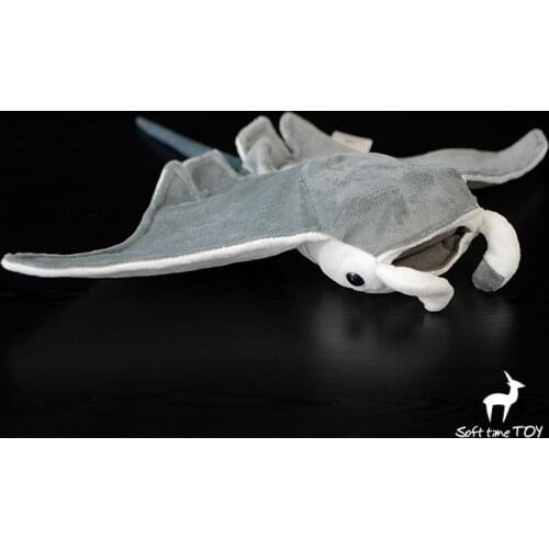 Cute Devil Fish Doll Toys Child Simulation Plush Animal Toy Double Kiss Front Mouth Manta Ray Dolls