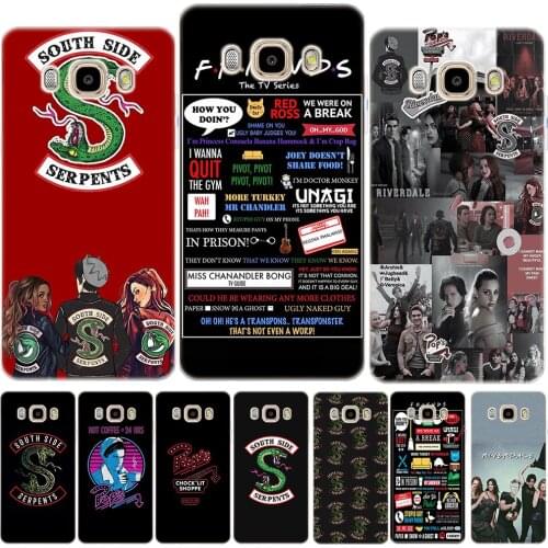 Friends TV Soft TPU Cover For Samsung Galaxy J3 J5 J7 2015 2016 2017 J3 J7 J8 J4 J6 2018 J2 J5 Prime Riverdale Dominant Case