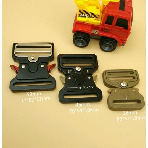 NEW Design 2Pcs Milspec Component Side Release Metal Buckle For 38/45/50mm Webbing Bags Luggage Clothes Accessories
