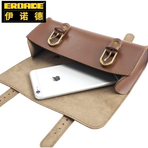 New Store Retro Bike Bag Fashion Bicycle Accessories Leatherwear Metal Buckle Flannelette Portable Well Made Cycling Equipment